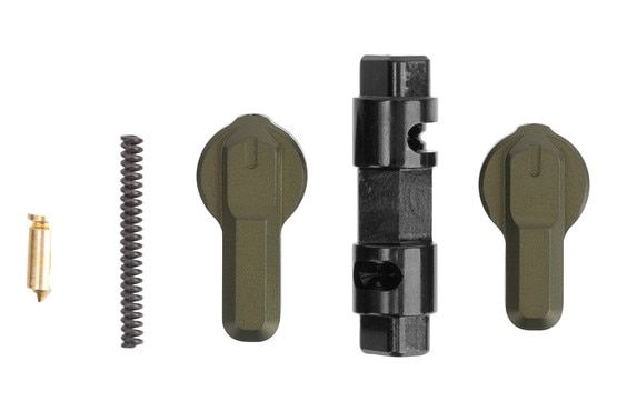 Aero Precision Pro Ambi Safety Selector has an Anodized ODG finish